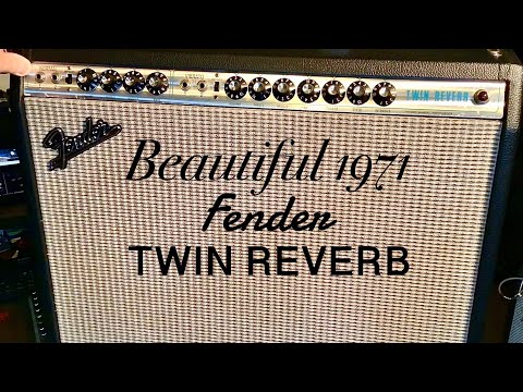 Vintage Fender Twin Reverb 1971 - Silver Face image 14