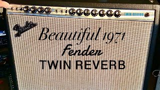 Video thumbnail for MY 1971 Fender Twin Reverb Amplifier￼ by Jeff Galey