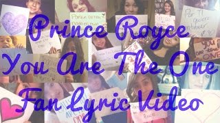 Prince Royce - You Are The One (Fan Lyric Video)