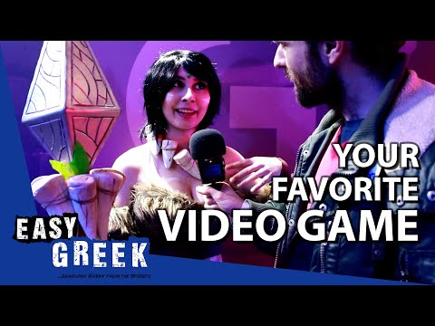 What's Your Favorite Video Game? | Easy Greek 58