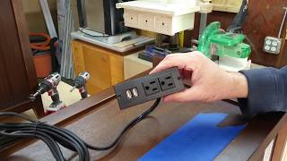 How I added a USB/Electrical outlets to a pair of nightstands