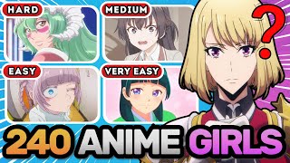 🔥 Guess the Anime by 4 Anime GIRLS 🔊 Anime Quiz