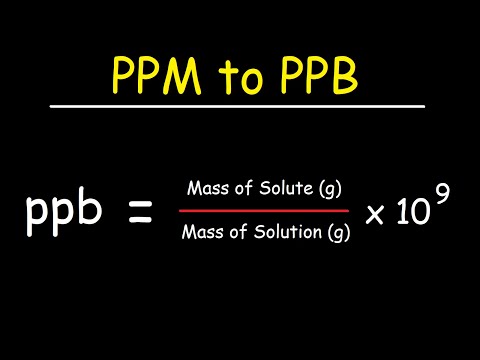 How To Convert PPM to PPB