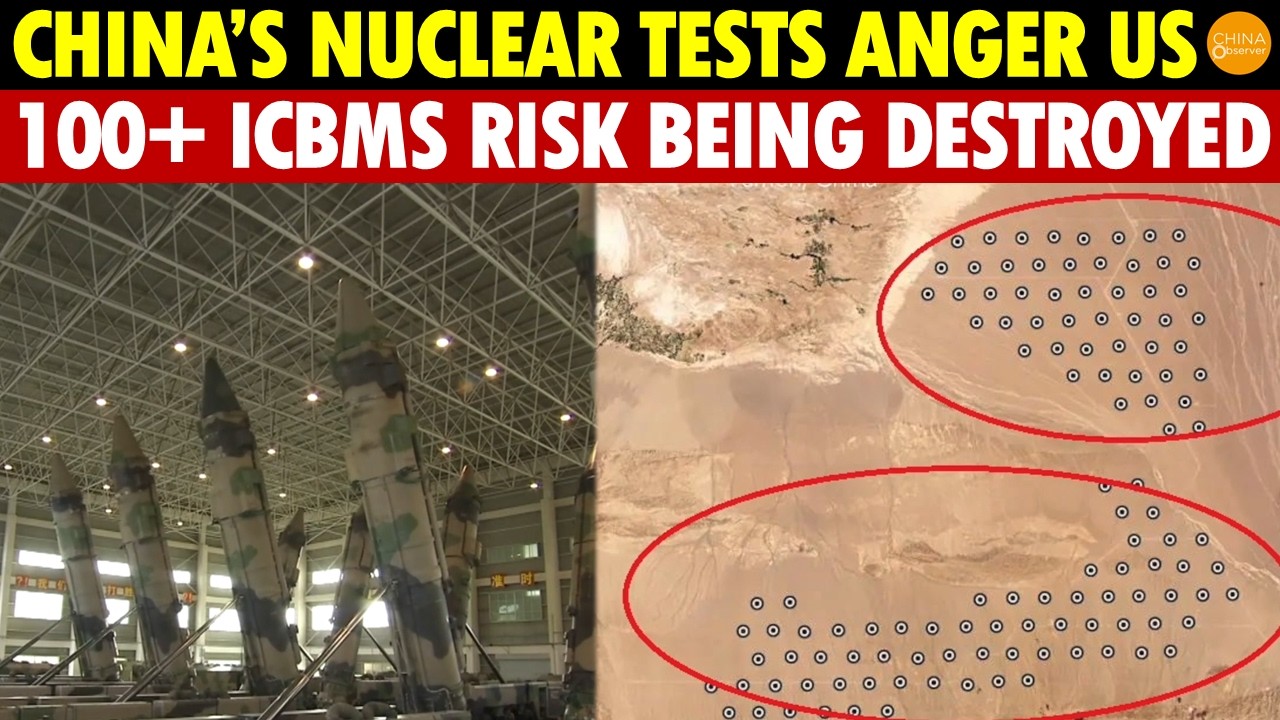 CCP’s Final Hour Nears! Nuclear Tests Anger U.S., 100+ ICBMs Could Be Destroyed Instantly