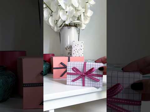 How to make a box from paper or card x #diycrafts #craft #giftideas