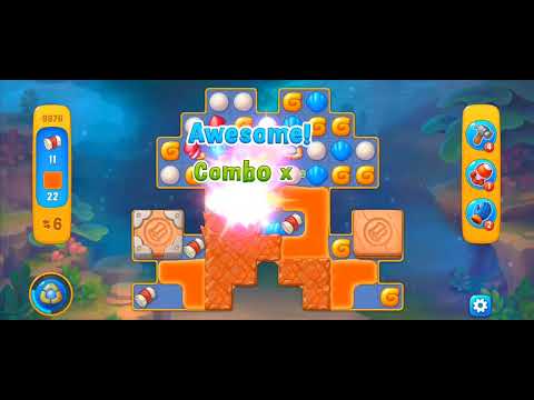 Fishdom Easy Level 9786 (with ingame lightning booster) @choraelmin