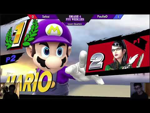 Rising Sun (Bayonetta) vs Paul D (Mario) - LQ - NYU Spring '18 Weekly #1
