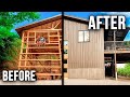 2 YEAR TIMELAPSE: Young Couple Builds OFF-GRID Home (start to finish)