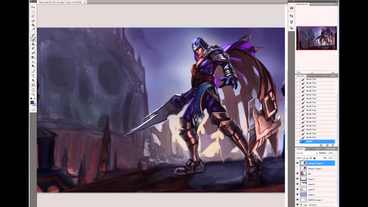 League of Legends - Talon, The Blade's Shadow high speed art