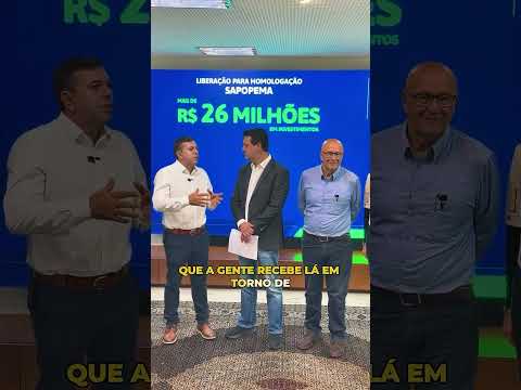 Mais de R$ 26 milhões em investimentos para transformar a realidade de Sapopema!