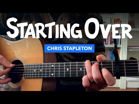 🎸 Starting Over • Chris Stapleton guitar lesson w/ tabs