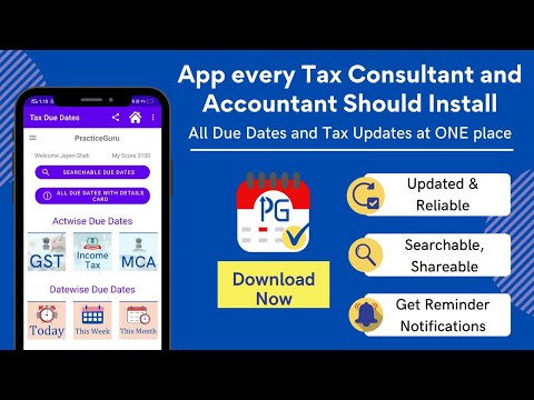 GST IncomeTax DueDate Calendar video thumbnail