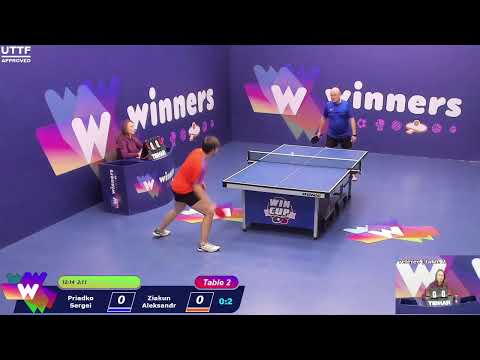 WINners CUP table 2  20.11 Priadko Sergei - Ziakun Aleksandr  17:00