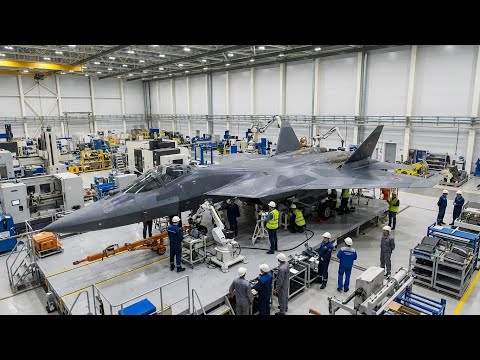 Su-57 Felon Factory: Titanium Forging, RAM Coating & Precision Stealth Manufacturing