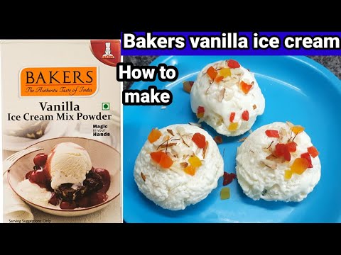 vannila icecream #bakers ice cream #vannila ice cream recipe