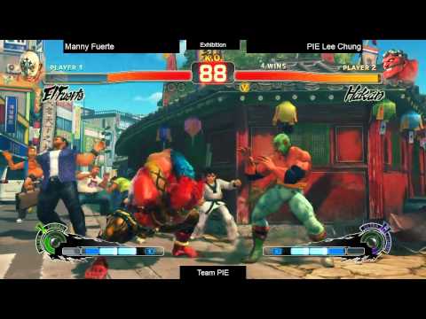 SSF4AE Team PIE Tourney - Manny Fuerte (El Fuerte) vs PIE Lee Chung (Hakan)