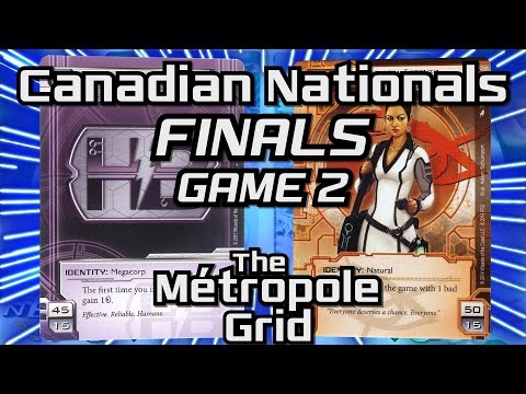 Netrunner Canadian Nationals 2016: Finals - Game Two