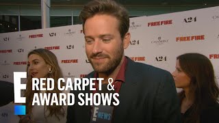 Did Armie Hammer's Wife Like His Beard in "Free Fire"? | E! Live from the Red Carpet