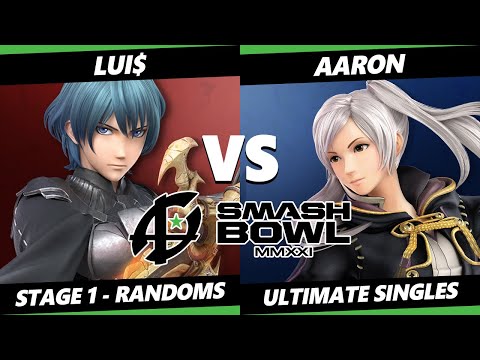 Smash Bowl MMXI Randoms SSBU - Lui$ Vs. Aaron - Smash Ultimate Stage 1