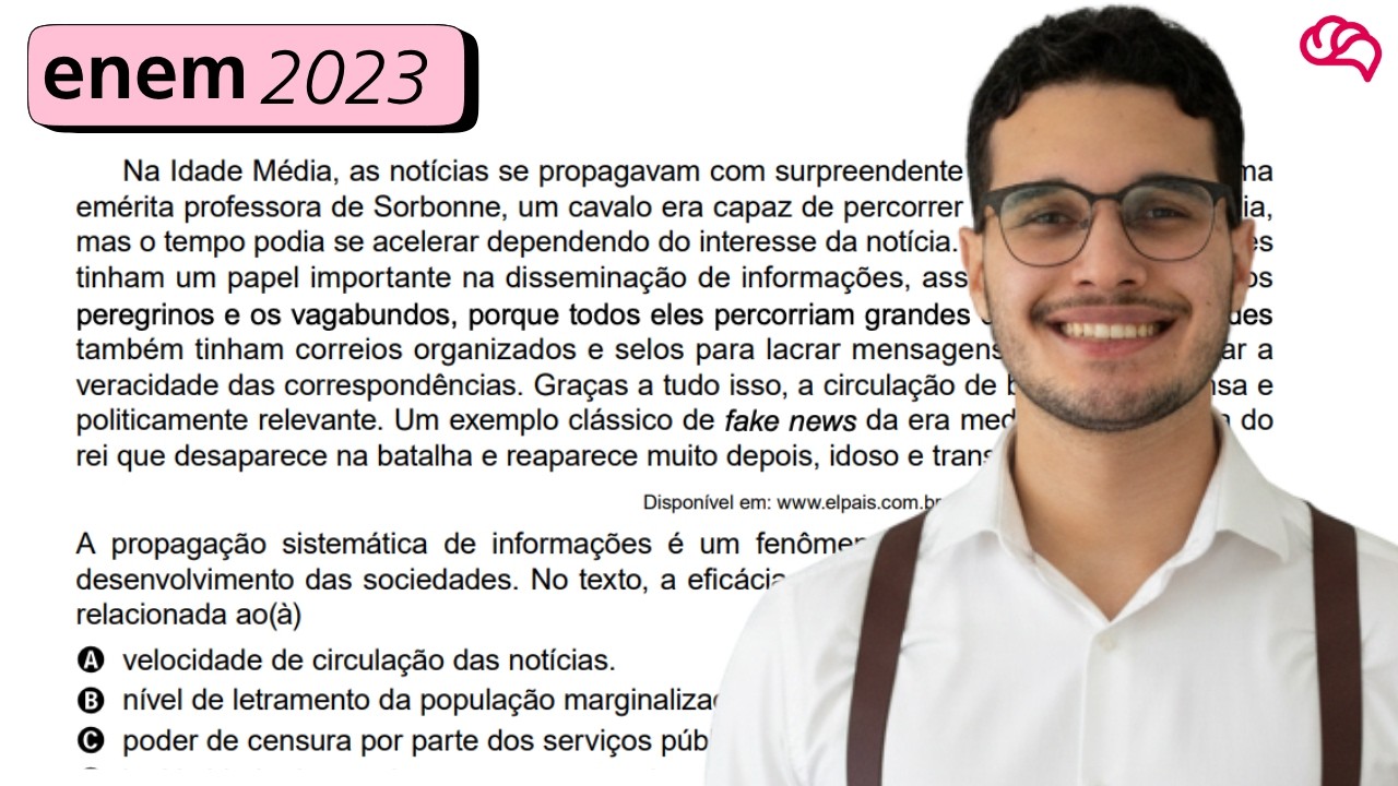 Resolução em Vídeo — Questão 9 ENEM 2023