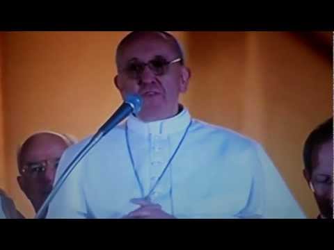 Paus Franciscus Eerste woorden / Popes first words/Prime parole /Primeras palabras Papa Francis