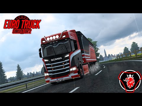 The first time 1.40 & rain? | ETS2 1.40 Beta | SCANIA R500 | Warsaw - Olsztyn