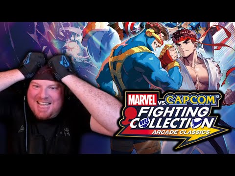 IT'S MAHVEL BABAY!!!! - MARVEL vs. CAPCOM Fighting Collection Reveal - Krimson KB Reacts