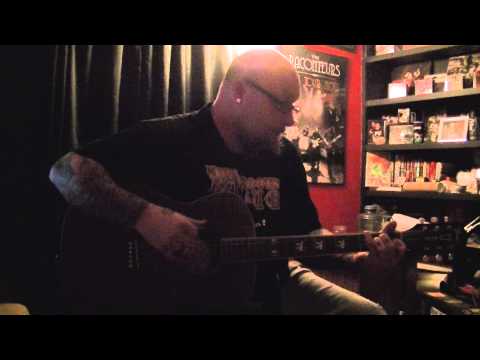 Husky Burnette covers "Butt Ugly Slut" acoustic at the Wymer's