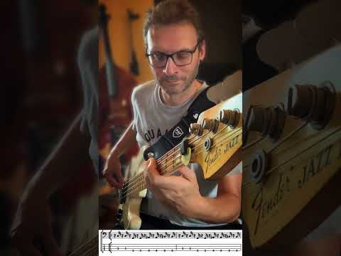 Alternanza Battere / Levare e metronomo spostato sul 3o sedicesimo #imparailbasso #lezionidibasso