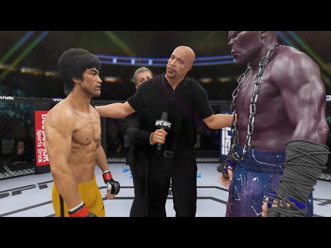 , title : 'Bruce Lee vs. Titan Atlas - EA Sports UFC 4 - Epic Fight 🔥🐲'