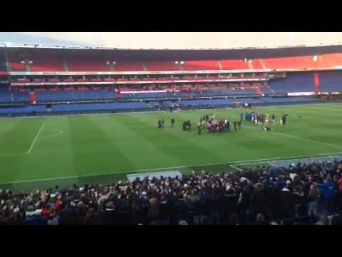 Jong Feyenoord Kampioen ! Uitreiking schaal