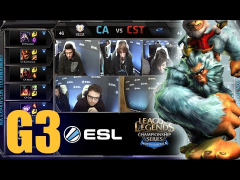Curse Academy vs Team Coast | Game 3 Round 1 NA LCS Expansion Tournament | CA vs CST G3 60FPS