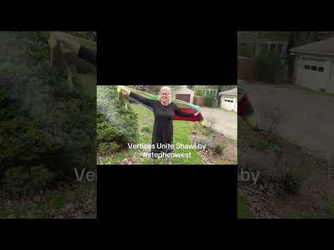 2 Vertices Unite Shawls by Stephen West    #knitting #yarn