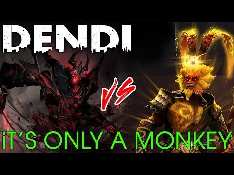 Dendi Shadow Fiend Middle vs Monkey King - It's only a Monkey - Dota 2 Patch 7.00