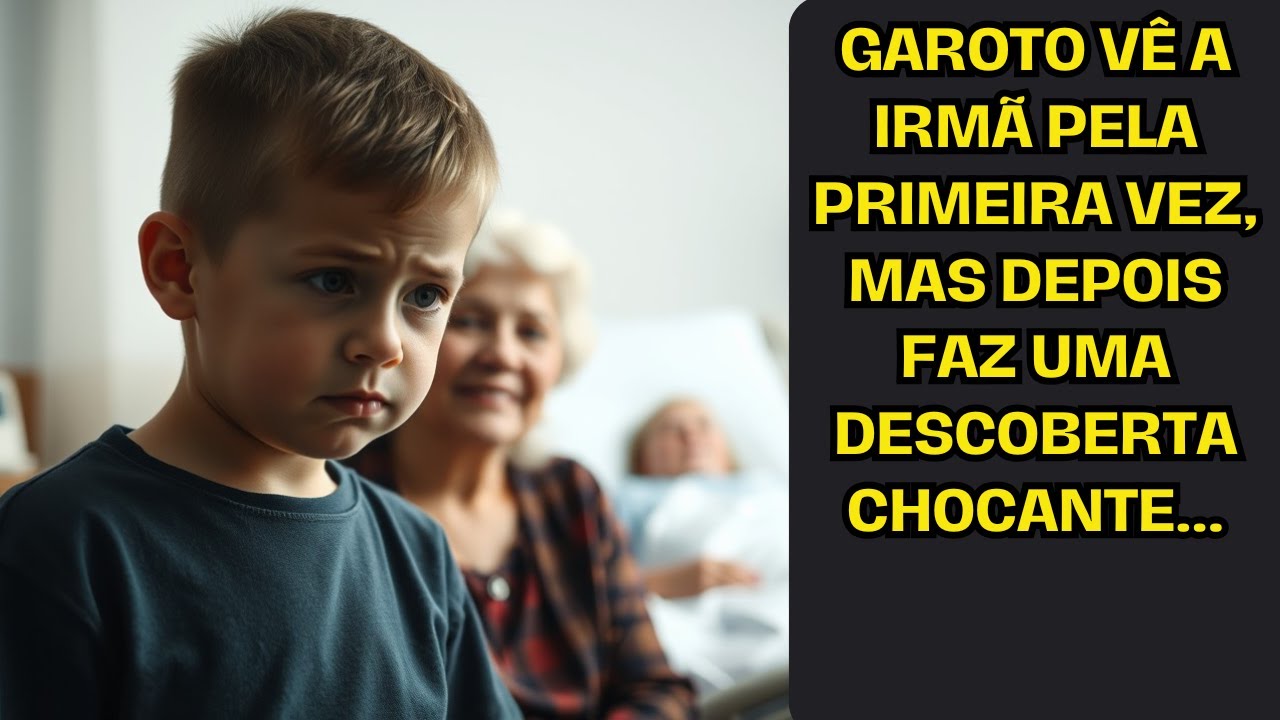 Garoto vê a irmã pela primeira vez, mas depois faz uma descoberta chocante...