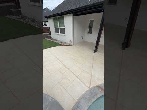 Video thumbnail for concrete resurfacing project two