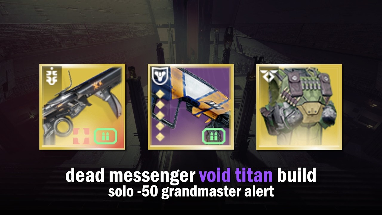 Dead Messenger Titan Build vs -50 Solo GM Alert (Better Than Expected) [Destiny 2]