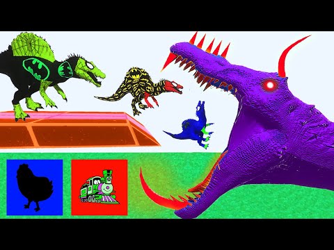 Big & Small Dinosaurs Choose the Right Portals With Dinosaurs - ARBS