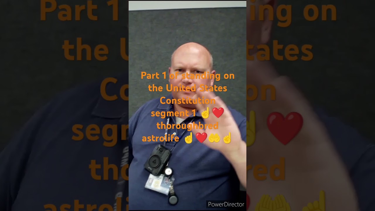 United States constitutional rights 4th, 5th and 14th amendment I'm standing on it ☝️❤️🤲☝️