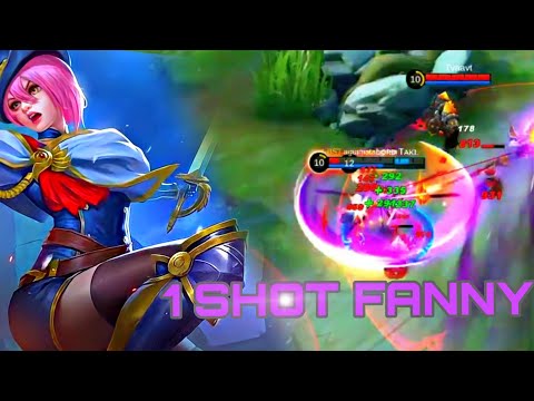 1 SHOT FANNY BUILD | FANNY KILL MONTAGE | FANNY HIGHLIGHTS | AGREESGIVE FANNY MONTAGE | MLBB