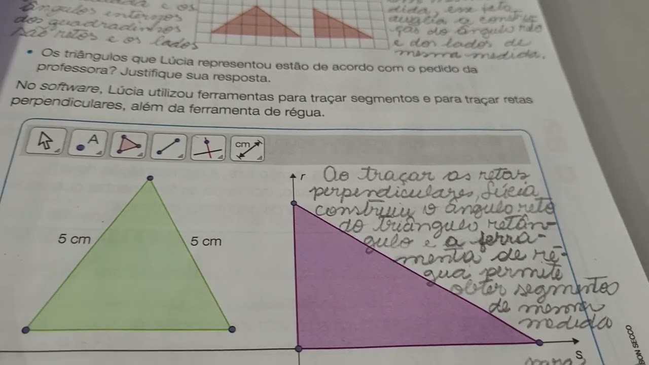 Buriti mais matemática - 5° ano - Págs 91 e 92 - Desenhando polígonos ( continuação)