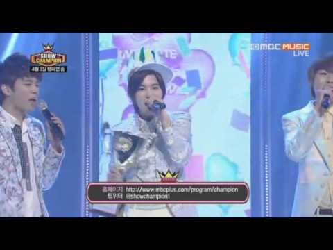 130403 쇼 챔피언 - 인피니트 Man In Love 1위 앵콜