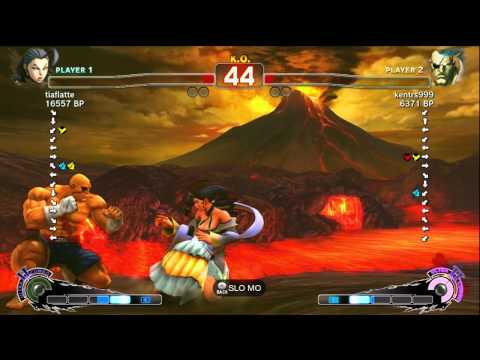 tiaflatte [Rose] vs kentrs999 [Sagat] SSF4 Japanese Online Ranked Matches - TRUE-HD