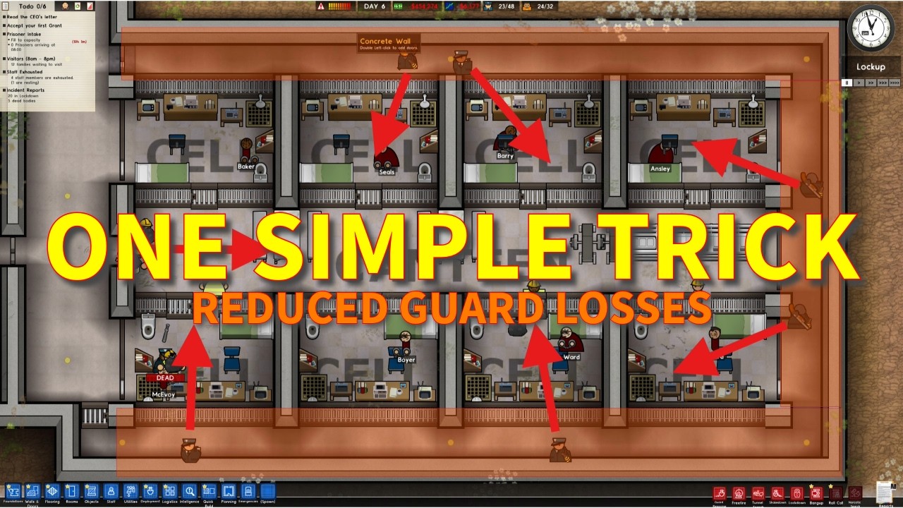 KEEP LEGENDARY PRISONERS UNDER CONTROL | Prison Architect | Cellblock Design