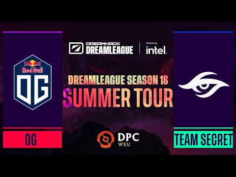 Dota2 - OG vs. Team Secret - Game 2 - DPC WEU Tour 3 - DreamLeague Season 18