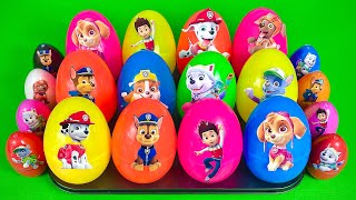 Suprised Eggs: Looking For Paw Patrol With Toys: Ryder, Chase, Marshall,...Satisfying ASMR Video
