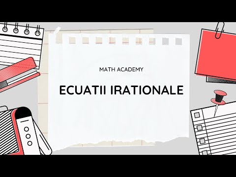 Ecuatii Irationale