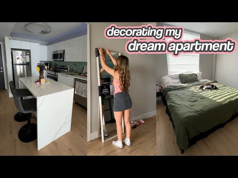 MOVE IN WITH ME 📦 pinterest inspired, home decor shopping, new furniture 🏠 moving vlog