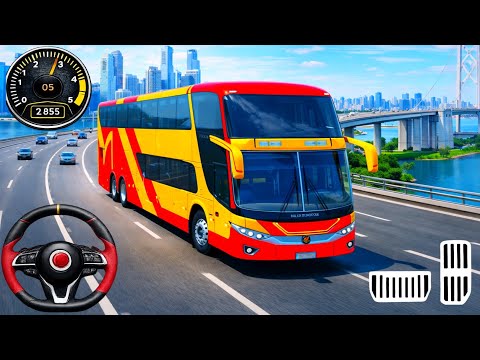 New Euro Coach Simulator 2026 - Realistic Indian Offroad Bus Driving 3D - Bus Game Andriod Gameplay
