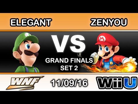 WNF 4.2 - eM | Elegant (Luigi) Vs. eM | Zenyou (Mario) Grand Finals Set 2 - Smash Wii U